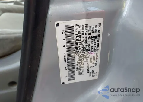 2003 Honda Odyssey Ex from USA, damaged, VIN 5FNRL18653B045549